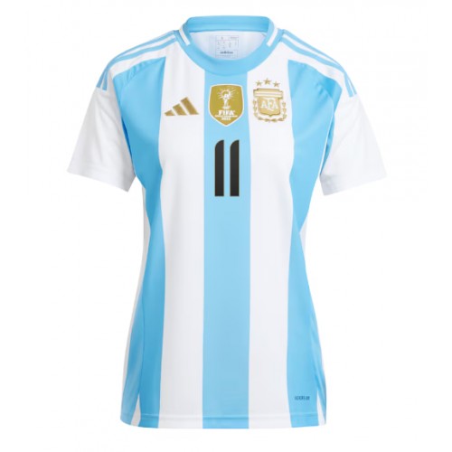 Argentina Angel Di Maria #11 Domaci Dres za Ženska Copa America 2024 Kratak Rukavima